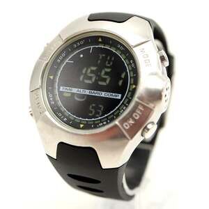 Suunto Observer Mens Watch 44mm Altimeter Compass Barometer NEW STRAP & BATTERY